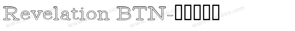 Revelation BTN字体转换